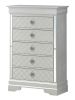 Glory Furniture Verona G6700-CH Chest , Silver Champagne