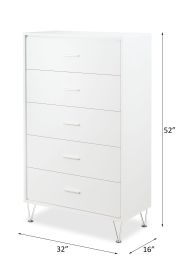 ACME Deoss Chest in White 97364