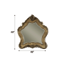 ACME Ragenardus Mirror in Vintage Oak 26314