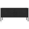 TV Stand Black 41.3"x13.8"x19.7" Steel