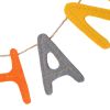 Set of 2, 68" Length Colorful Give Thanks Banner, Home Decor for Harvest Festival Fall Festival & Thanksgiving Table Decorations