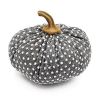 Set of 3, 7.5x7.5x5.5" Pumpkin, Pumpkin Ornament Decor for Holiday Harvest Festival Fall Festival & Thanksgiving