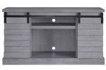 Amrita TV Stand w/Fireplace; Gray Oak 91616