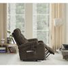 Liyasi Electric Power Lift Recliner Chair Sofa with Massage and Heat for Elderly, 3 Positions, 2 Side Pockets and Cup Holders, USB Ports