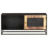 TV Stand 35.4"x11.8"x15.7" Rough Mango Wood