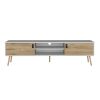 Tv Stand A Magness, Living Room, White / Macadamia