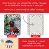 American Water Spaniel Christmas Porcelain Ornament Christmas Tree Hanging Decorations for Home Christmas Holiday, Rectangle, Gift, Multicolor
