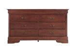 Glory Furniture Louis Phillipe G3100-D Dresser , Cherry