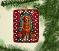 Nova Scotia Duck Toller Holiday Christmas Porcelain Ornament Christmas Tree Hanging Decorations for Home Christmas Holiday, Rectangle, Gift