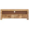 TV Stand 43.3"x11.8"x15.7" Rough Mango Wood