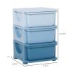 Kids Storage Unit Dresser-Blue