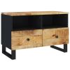 TV Stand 27.6"x13"x18.1" Solid Wood Mango