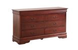Glory Furniture Louis Phillipe G3100-D Dresser , Cherry