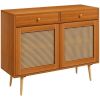 Kitchen Storage Cabinet Light Brown