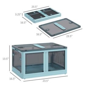 Storage Bins-Blue (Color: as picture)