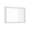 48*36 LED Lighted Bathroom Wall Mounted Mirror with High Lumen+Anti-Fog Separately Control