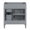 30'' Bathroom Vanity without Top Sink, Modern Bathroom Storage Cabinet with 2 Drawers and a Tipout Drawer (NOT INCLUDE BASIN)